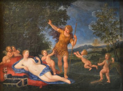 Francese: Vénus et Adonis Venere e Adone da Francesco Albani