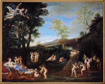Le repos de Venus et de Vulcain - il riposo di Venere e Vulcano ... da Francesco Albani