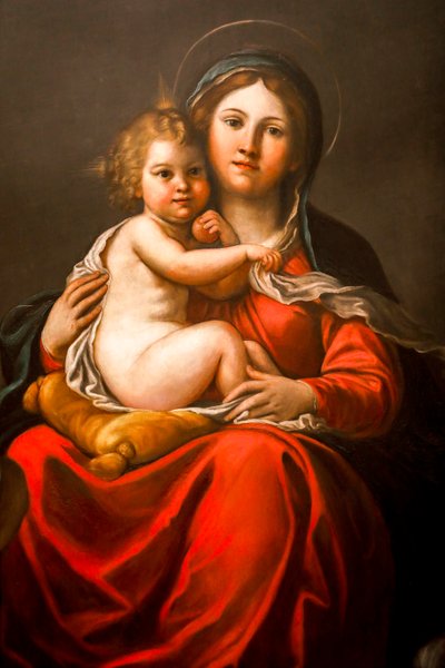 Madonna con Bambino e angeli (dettaglio) da Francesco Albani