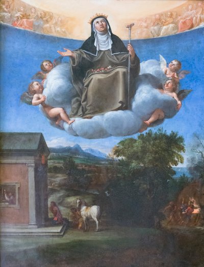 Santa Elisabetta in gloria da Francesco Albani