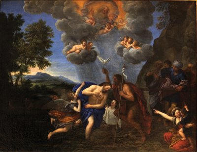 Il battesimo di Cristo da Francesco Albani