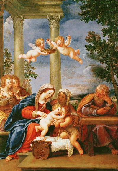 La Sacra Famiglia con Sant