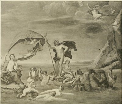 Il regno marittimo, Nettuno e Anfitrite da Francesco Albani