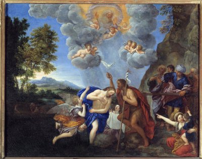 Il battesimo di Cristo da Francesco Albani