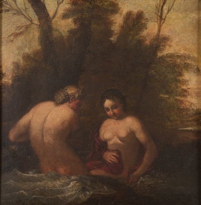 Zwei badende Nymphen da Francesco Albani