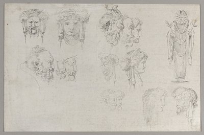 Studi di teste da Francesco Algarotti