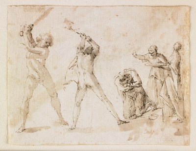 Martirio di San Giovanni Battista da Francesco Allegrini