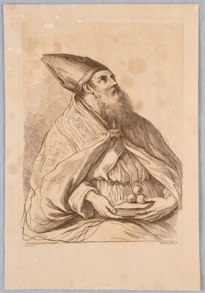 Un papa con un libro da Francesco Bartolozzi
