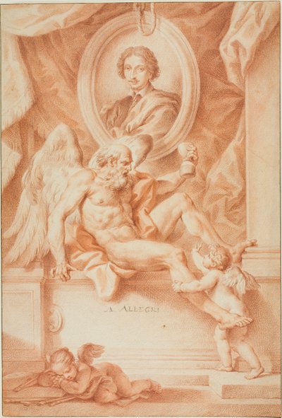 Allegoria del tempo in onore di un pittore (Claude Lorrain) da Francesco Bartolozzi