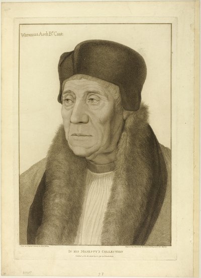 Arcivescovo Warham da Francesco Bartolozzi