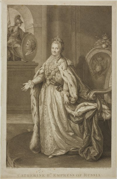 Caterina II, Imperatrice di Russia da Francesco Bartolozzi