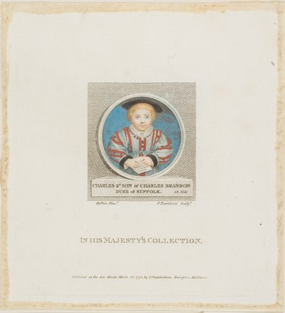 Charles Brandon da Francesco Bartolozzi