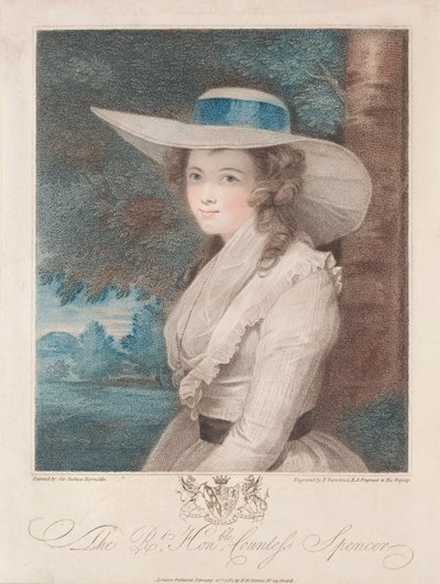 Contessa Spencer, 1787 da Francesco Bartolozzi