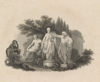 Demostene, Cicerone e William Pitt, Conte di Chatham da Francesco Bartolozzi