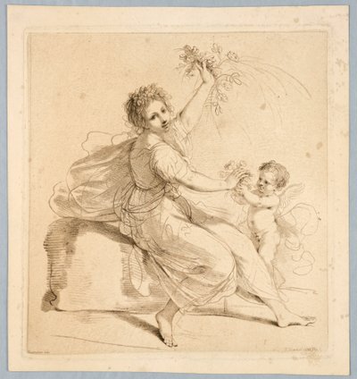 Flora, con un ragazzo da Francesco Bartolozzi