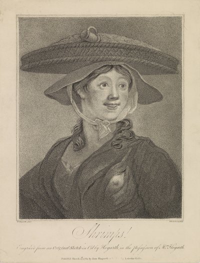 Venditrice di gamberetti da Francesco Bartolozzi