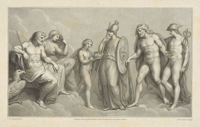 Ercole presentato a Giove e Giunone da Francesco Bartolozzi