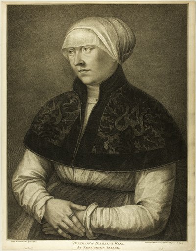 La moglie di Holbein da Francesco Bartolozzi