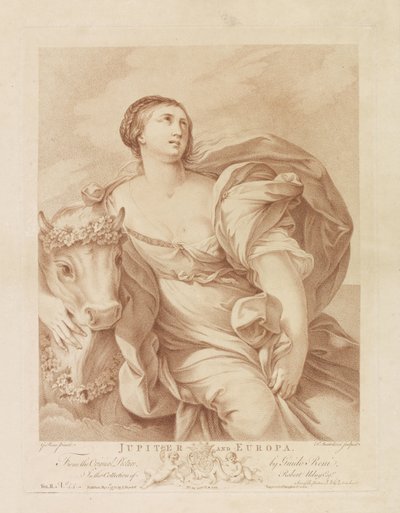 Giove ed Europa da Francesco Bartolozzi