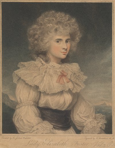 Lady Elizabeth Cavendish (nata Hervey), Duchessa di Devonshire da Francesco Bartolozzi