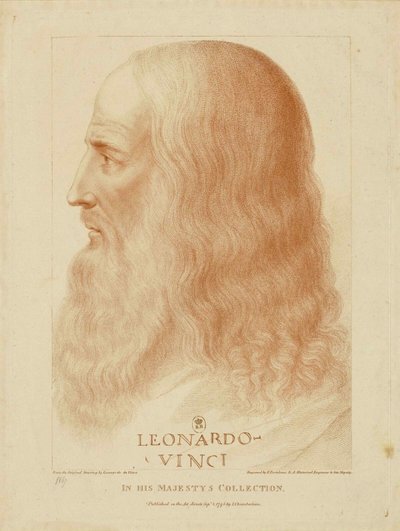 Leonardo da Vinci, 1795 da Francesco Bartolozzi