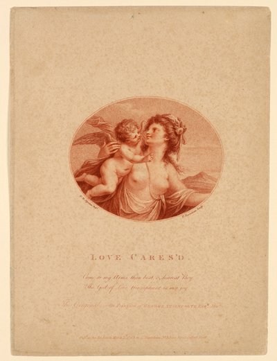 Amore accarezzato da Francesco Bartolozzi