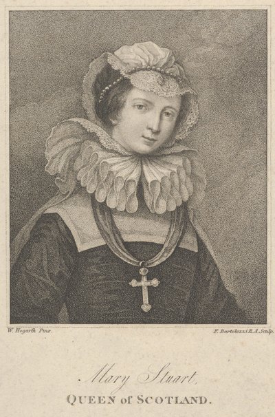 Maria, regina di Scozia, 12 gennaio 1803 da Francesco Bartolozzi