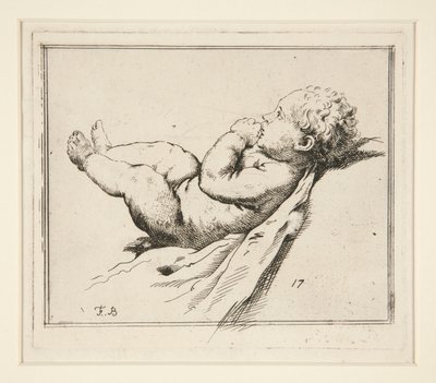 Bambino nudo da Francesco Bartolozzi