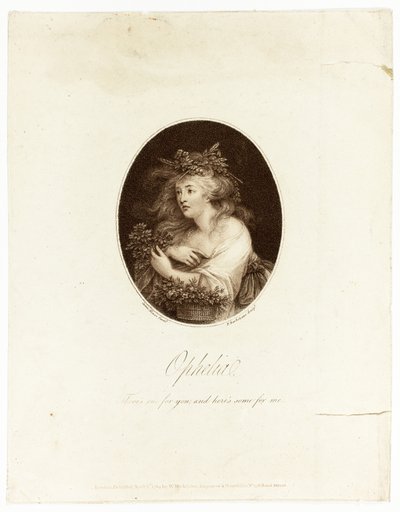 Ofelia da Francesco Bartolozzi