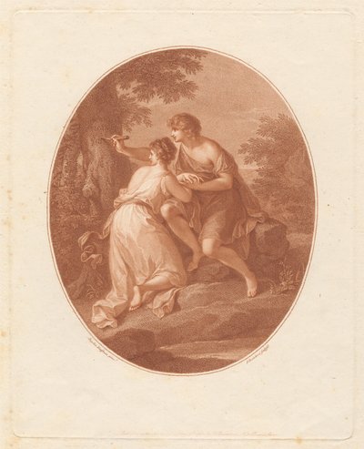 Paris und Oenone da Francesco Bartolozzi