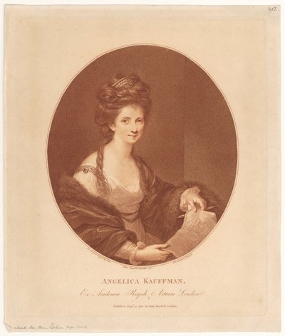 Ritratto di Angelika Kauffmann da Francesco Bartolozzi
