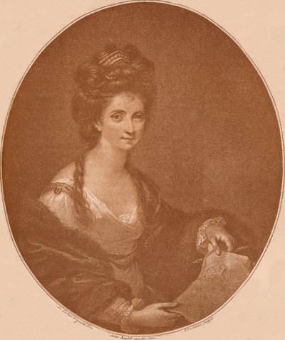 Ritratto di Angelica Kauffman, c. 1777-1904 da Francesco Bartolozzi