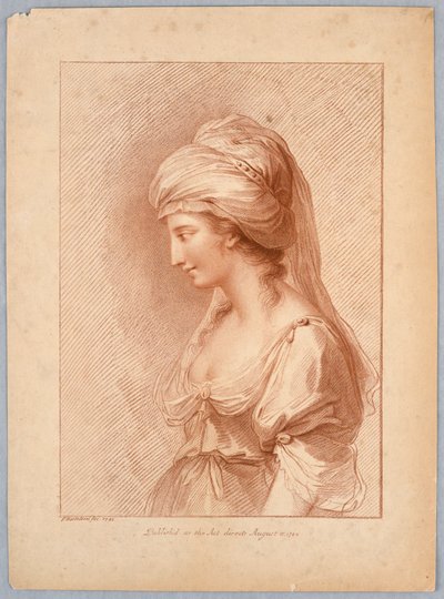 Ritratto di una Signora (La Figlia Greca) da Francesco Bartolozzi