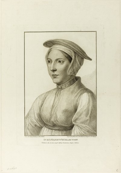 Ritratto di una giovane donna da Francesco Bartolozzi