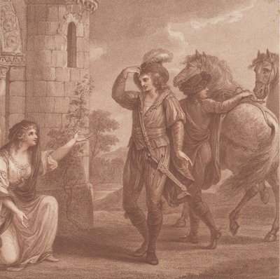 Principe Edmund, soprannominato Ironside e Algitha da Francesco Bartolozzi