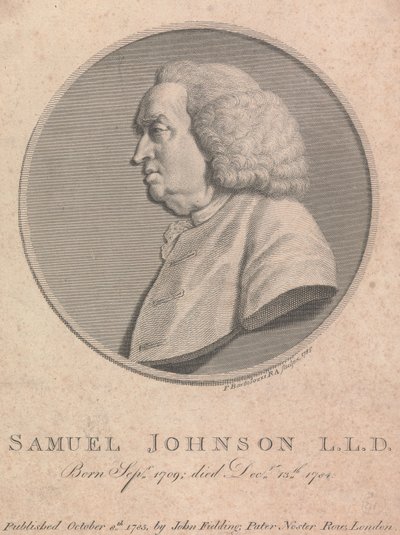 Samuel Johnson da Francesco Bartolozzi