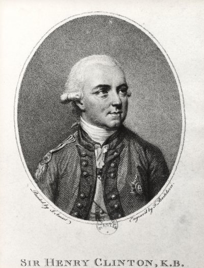 Sir Henry Clinton (1730-95) (incisione) da Francesco Bartolozzi