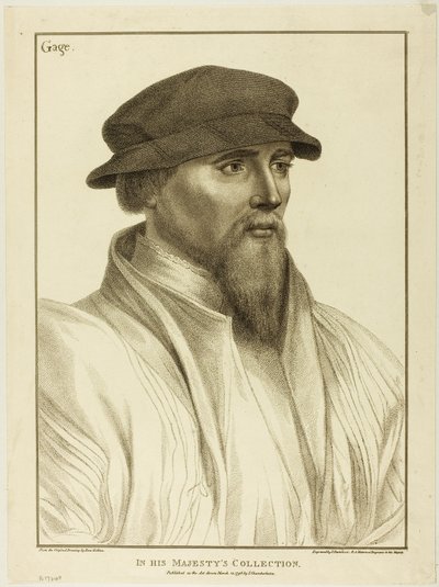Sir John Gage da Francesco Bartolozzi