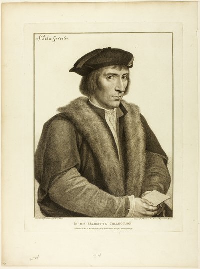 Sir John Godsalve da Francesco Bartolozzi