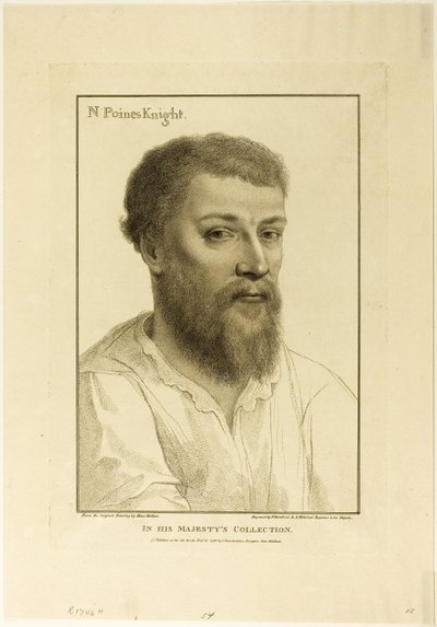 Sir Nicholas Poines da Francesco Bartolozzi