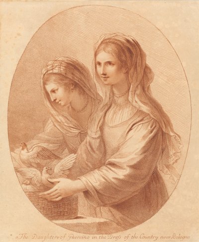 Le figlie di Guercino da Francesco Bartolozzi