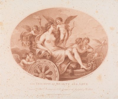 Der Triumph von Schönheit und Liebe da Francesco Bartolozzi