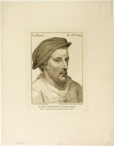 Thomas Howard, Conte di Surrey da Francesco Bartolozzi