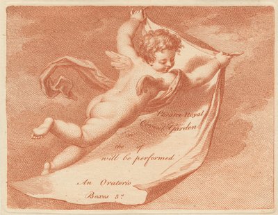 Eintrittskarte für das Theatre Royal, Covent Garden da Francesco Bartolozzi