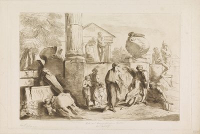 Tobia e la sepoltura dei morti da Francesco Bartolozzi