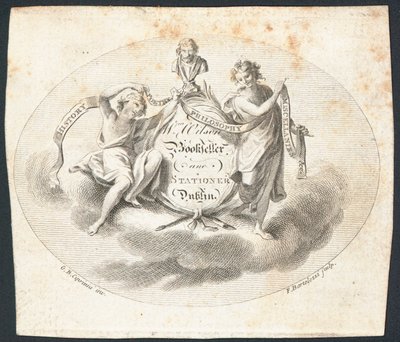 Biglietto da visita, William Wilson da Francesco Bartolozzi
