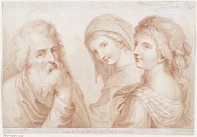 Due giovani donne e un vecchio da Francesco Bartolozzi