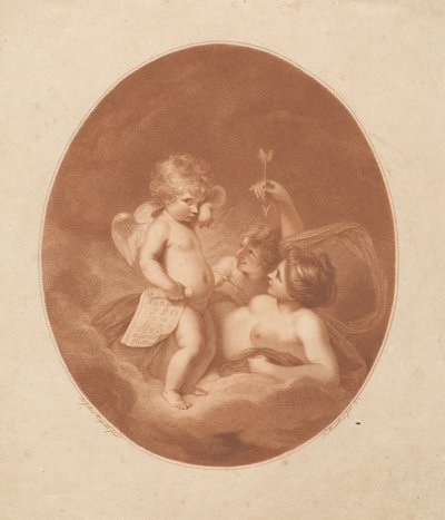 Venus tadelt Amor da Francesco Bartolozzi