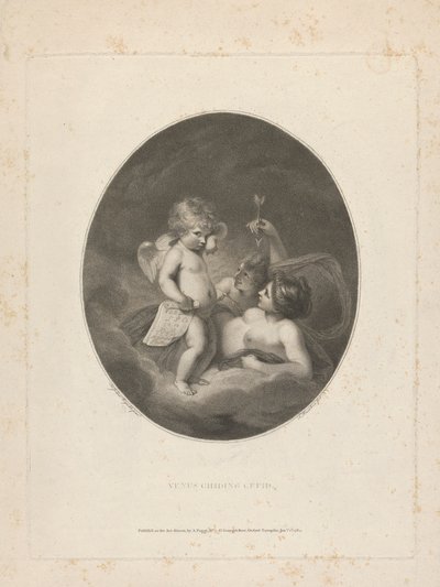 Venere che allatta Cupido da Francesco Bartolozzi