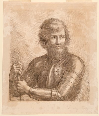 Guerriero con un manganello da Francesco Bartolozzi